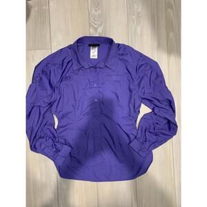 Reebok Cardi B Cut-Off Blouse Size L